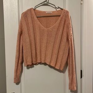 Orange/pink sweater from pacsun